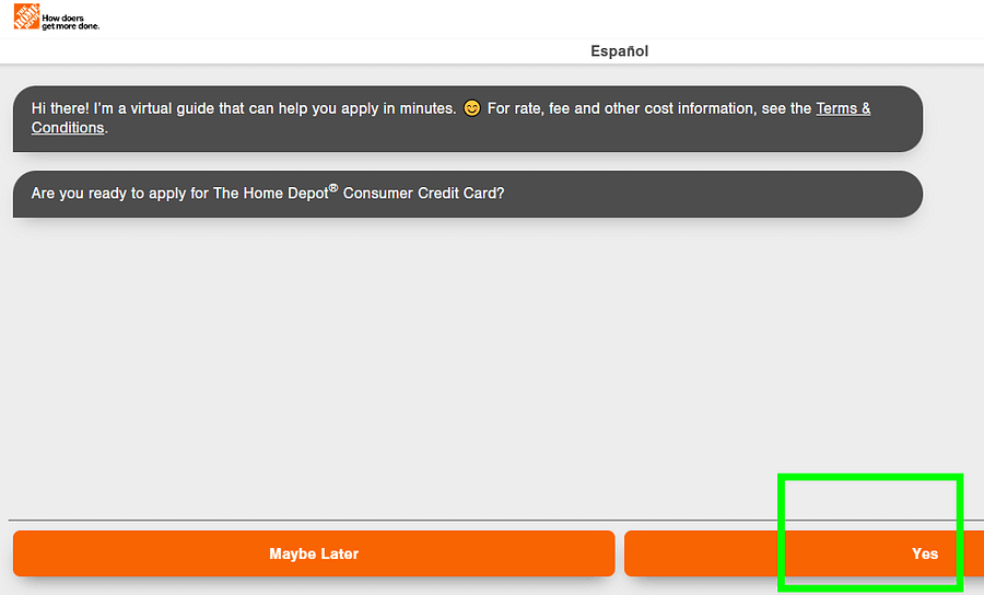 Homedepot Credit Card Login Blink Assist